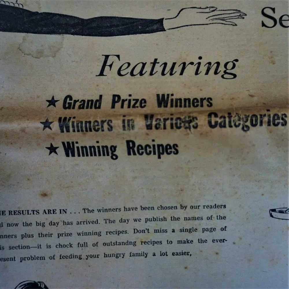 Sentinel 1964 Newspaper Cook Book Section 1967 McCall's Recipes Magazine